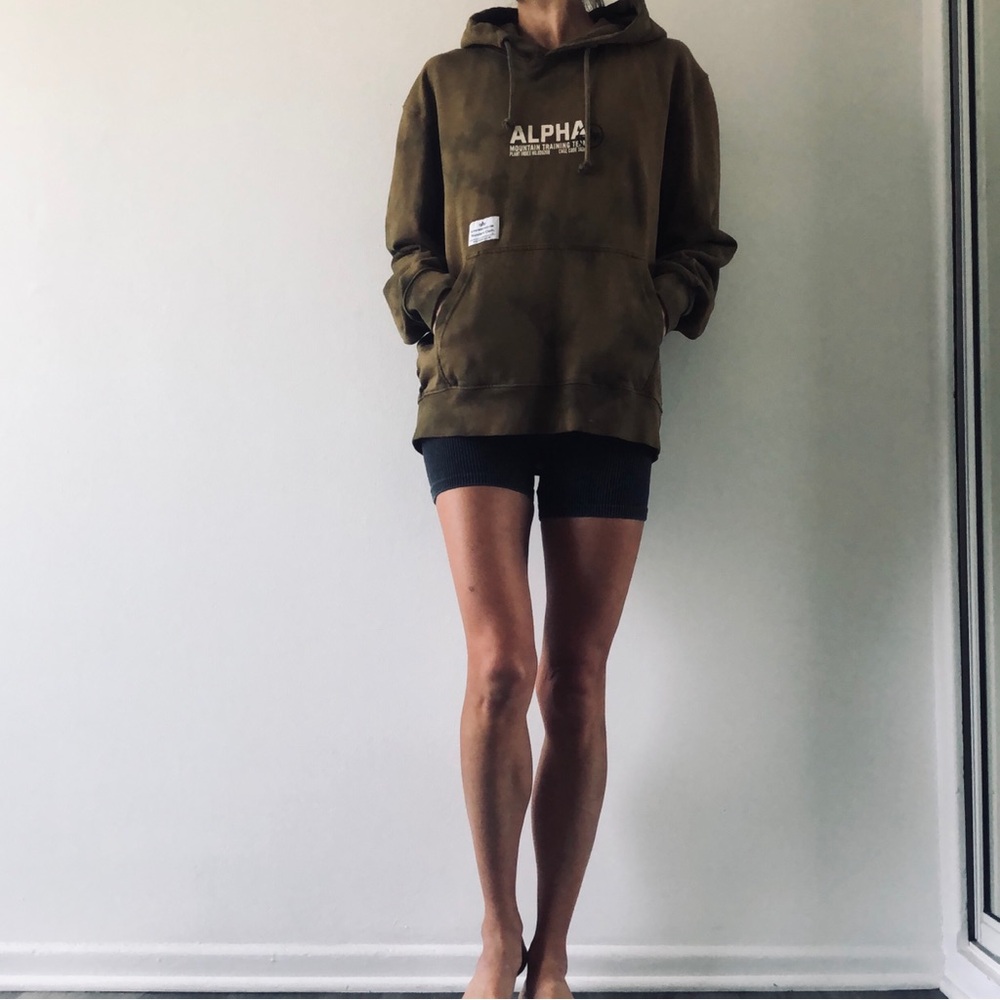 Alpha Industries X Standard Cloth UO Exclusive Dyed Hoodie Sweatshirt